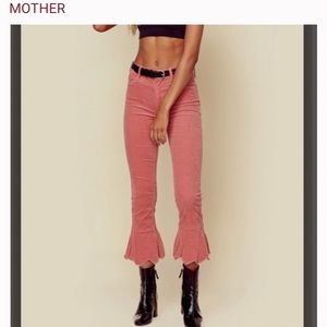 Mother Flare Corduroy Pants
